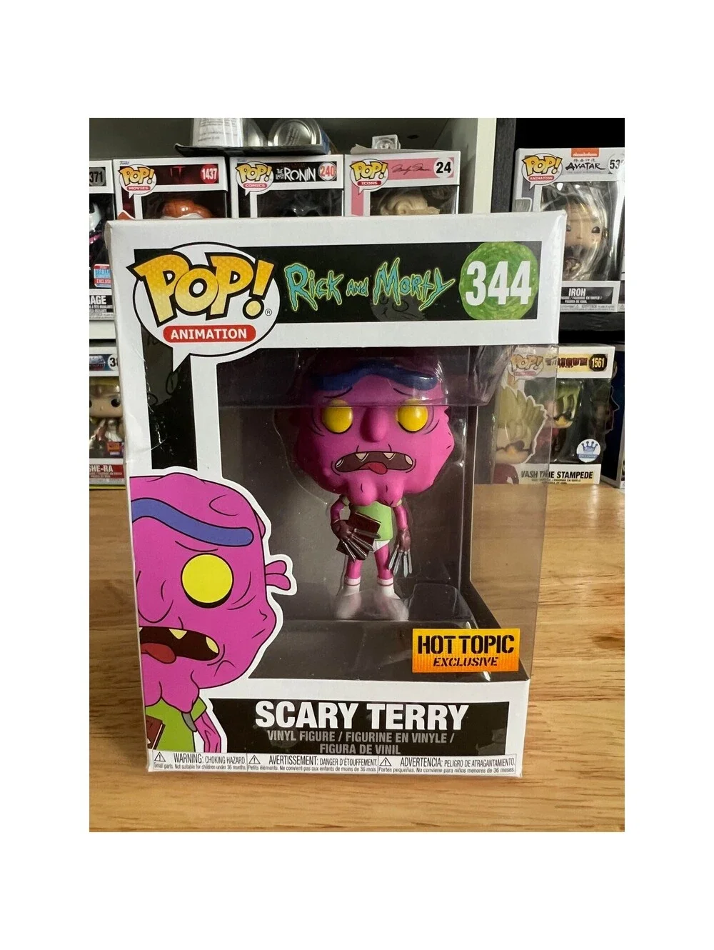 VAULTED EXCLUSIVE Scary Terry No Pants Funko Pop #344 Rick Morty Animation Show